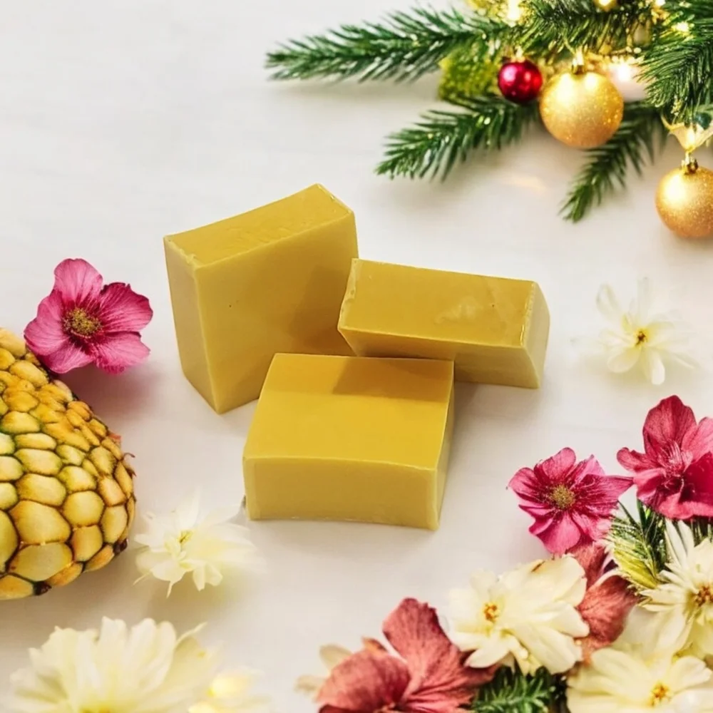 Pineapple Hibiscus GOAT MILK SOAP 1 Bar_2